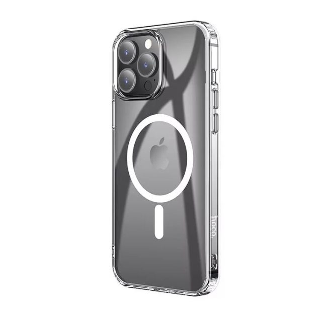 Hoco Magnetic Series Airbag Anti-Fall Protective Shell Чехол с поддержкой MagSafe для iPhone 16 Pro Max — изображение 2