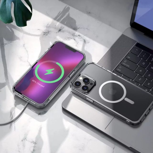 Hoco Magnetic Series Airbag Anti-Fall Protective Shell Чехол с поддержкой MagSafe для iPhone 16 Pro Max — изображение 3